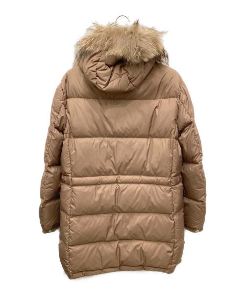 dunhill（ダンヒル）dunhill (ダンヒル) フィンラクーンファー フーデッドダウンパーカー ブラウン サイズ:Mの古着・服飾アイテム