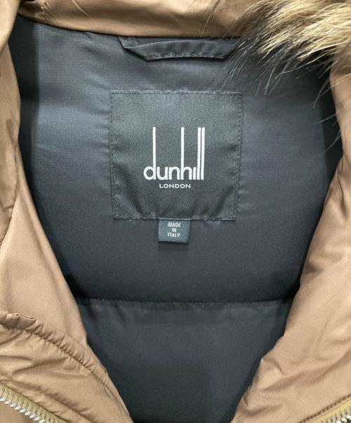 dunhill（ダンヒル）dunhill (ダンヒル) フィンラクーンファー フーデッドダウンパーカー ブラウン サイズ:Mの古着・服飾アイテム