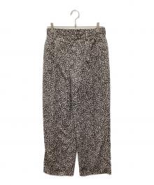 journal standard L'essage（ジャーナルスタンダード レサージュ）の古着「レオパードプリントパンツ」｜ブラウン