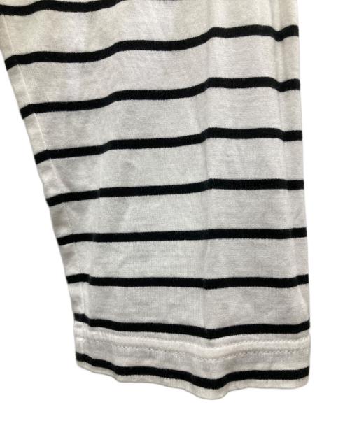 MUSE de Deuxieme Classe（ミューズ ドゥーズィエム クラス）MUSE de Deuxieme Classe (ミューズ ドゥーズィエム クラス) ボーダーカットソー ホワイト×ブラック サイズ:表記無し(実寸ご確認ください）の古着・服飾アイテム