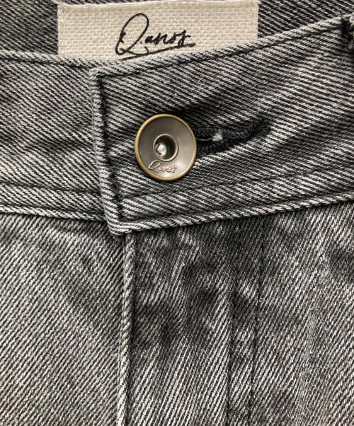 Q.anos（キュアノス）Q.anos (キュアノス) ブルージュデニムパンツ グレー サイズ:PSの古着・服飾アイテム
