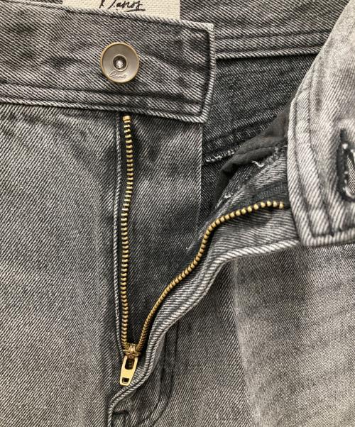 Q.anos（キュアノス）Q.anos (キュアノス) ブルージュデニムパンツ グレー サイズ:PSの古着・服飾アイテム