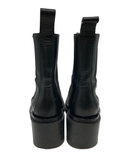 BOTTEGA VENETA（ボッテガベネタ）BOTTEGA VENETA (ボッテガベネタ) ラグチェルシー/サイドゴアブーツ ブラック サイズ:37の古着・服飾アイテム