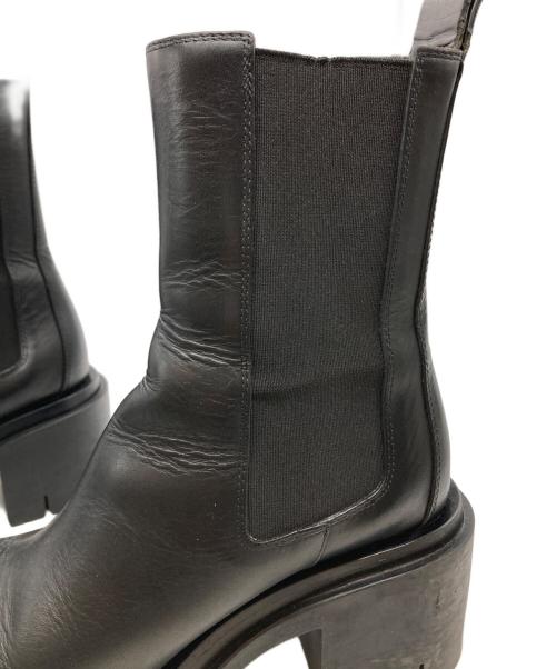 BOTTEGA VENETA（ボッテガベネタ）BOTTEGA VENETA (ボッテガベネタ) ラグチェルシー/サイドゴアブーツ ブラック サイズ:37の古着・服飾アイテム