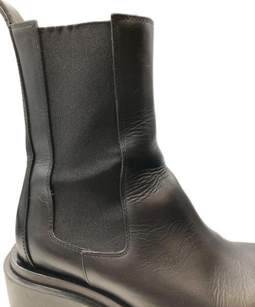 BOTTEGA VENETA（ボッテガベネタ）BOTTEGA VENETA (ボッテガベネタ) ラグチェルシー/サイドゴアブーツ ブラック サイズ:37の古着・服飾アイテム
