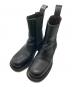 BOTTEGA VENETA（ボッテガベネタ）の古着「ラグチェルシー/サイドゴアブーツ」｜ブラック