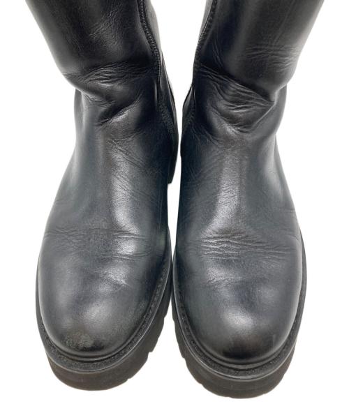 Caminando（カミナンド）Caminando (カミナンド) SIDE ZIP ブーツ ブラック サイズ:43の古着・服飾アイテム