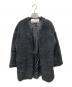ticca（ティッカ）の古着「ウールファーノーカラーコート」｜ブラック