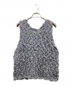 ELLIEエリー）の古着「ノースリーブニット」｜スカイブルー