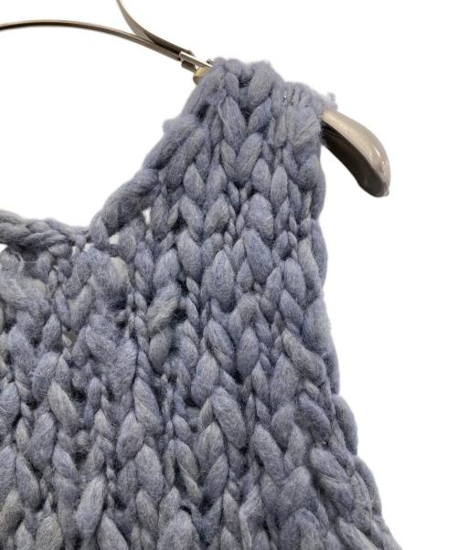 ELLIE（エリー）ELLIE (エリー) ノースリーブニット スカイブルー サイズ:Fの古着・服飾アイテム