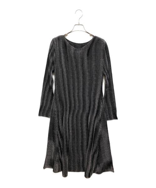 SPECCHIO（スペッチオ）SPECCHIO (スペッチオ) シャトルプリーツワンピース ブラック サイズ:40の古着・服飾アイテム