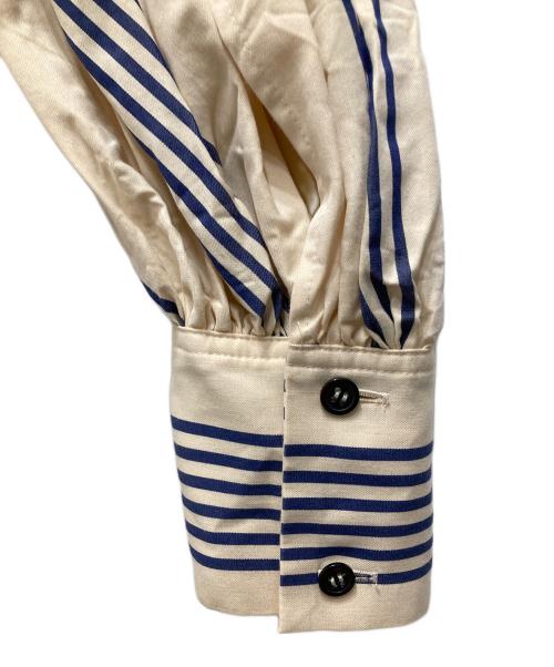 IRENE（アイレネ）IRENE (アイレネ) Crispy Band Collar Shir/クリスピー・バンドカラーシャツ アイボリー サイズ:36の古着・服飾アイテム