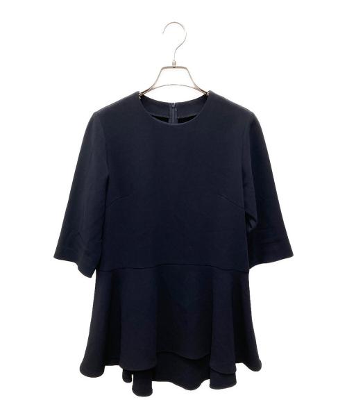 SOEJU（ソージュ）SOEJU (ソージュ) ペプラムチュニックブラウス ネイビー サイズ:Mの古着・服飾アイテム