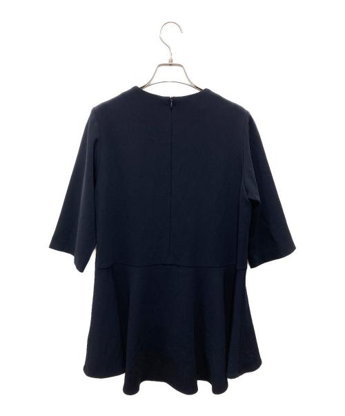 SOEJU（ソージュ）SOEJU (ソージュ) ペプラムチュニックブラウス ネイビー サイズ:Mの古着・服飾アイテム