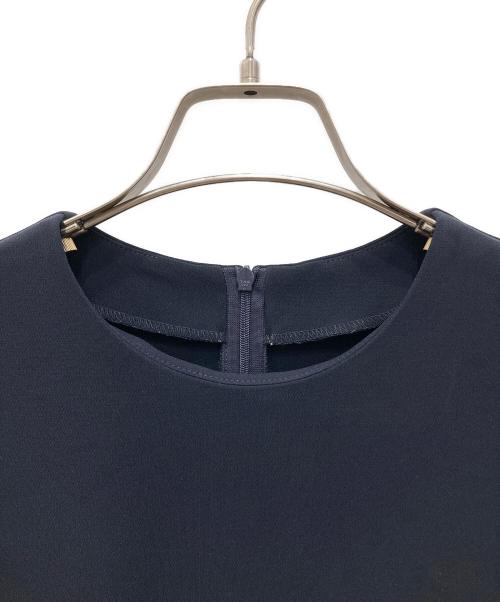 SOEJU（ソージュ）SOEJU (ソージュ) ペプラムチュニックブラウス ネイビー サイズ:Mの古着・服飾アイテム