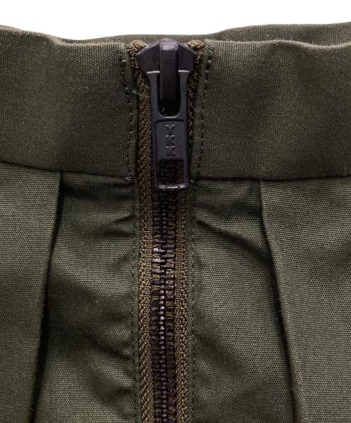 PAMEO POSE（パメオポーズ）PAMEO POSE (パメオポーズ) ギャザースカート フィッシュテール ミモレ丈 グリーン サイズ:Mの古着・服飾アイテム