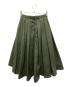 PAMEO POSE (パメオポーズ) ギャザースカート フィッシュテール ミモレ丈 グリーン サイズ:M：5000円