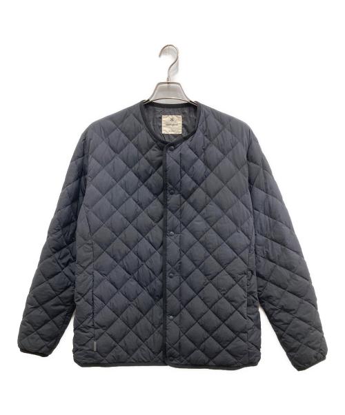 Snow peak（スノーピーク）Snow peak (スノーピーク) Recycled Nylon Ripstop Down Cardigan ブラック サイズ:Lの古着・服飾アイテム