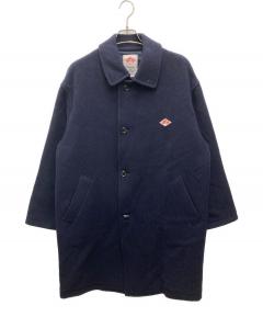 中古・古着通販】DANTON (ダントン) ステンカラーコート ネイビー