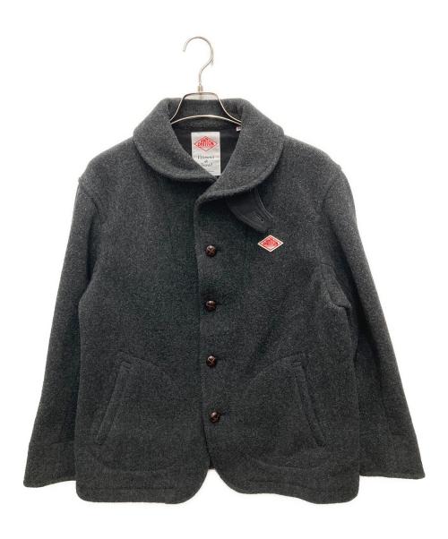 DANTON（ダントン）DANTON (ダントン) ウールパイルラウンドカラージャケット チャコールグレー サイズ:44の古着・服飾アイテム