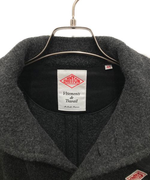 DANTON（ダントン）DANTON (ダントン) ウールパイルラウンドカラージャケット チャコールグレー サイズ:44の古着・服飾アイテム