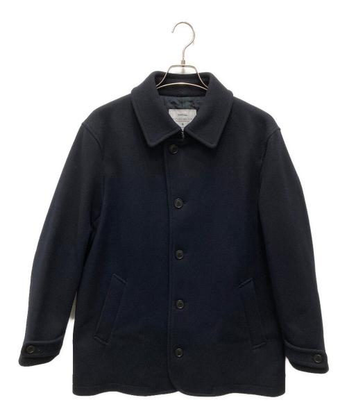 SHIPS any（シップスエニィ）SHIPS any (シップスエニィ) FUTURE MELTON シングルPコート/フューチャー メルトン シングル ピーコート ネイビー サイズ:XLの古着・服飾アイテム