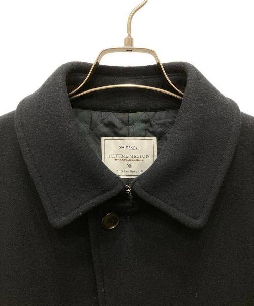 SHIPS any（シップスエニィ）SHIPS any (シップスエニィ) FUTURE MELTON シングルPコート/フューチャー メルトン シングル ピーコート ネイビー サイズ:XLの古着・服飾アイテム
