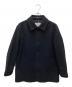 SHIPS any（シップスエニィ）の古着「FUTURE MELTON シングルPコート/フューチャー メルトン シングル ピーコート」｜ネイビー