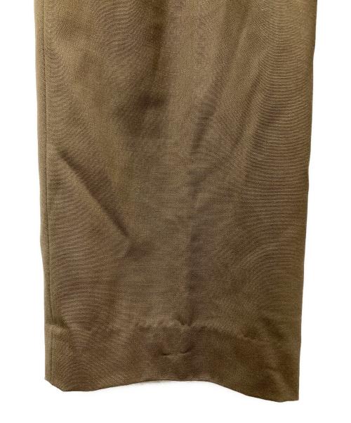 AEWEN MATOPH（イウエン マトフ）AEWEN MATOPH (イウエン マトフ) 2タックパンツ ブラウン サイズ:38の古着・服飾アイテム