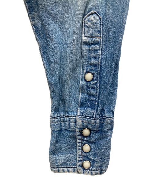 Wrangler（ラングラー）Wrangler (ラングラー) 80'sデニムウエスタンシャツ ブルー サイズ:不明（実寸をご確認ください）の古着・服飾アイテム