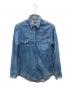 Wrangler（ラングラー）の古着「80'sデニムウエスタンシャツ」｜ブルー