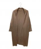 MUSE de Deuxieme Classeミューズ ドゥーズィエム クラス）の古着「Twins cotton ロングガウン」｜ベージュ