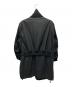 gomme HOMME (ゴム オム) ウール切替ナイロンコート ブラック サイズ:M：8000円