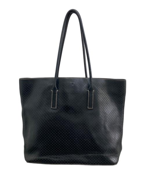 PRADA（プラダ）PRADA (プラダ) パンチングトートバッグ ブラックの古着・服飾アイテム