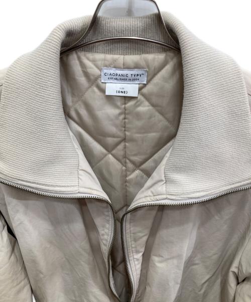 CIAOPANIC TYPY（チャオパニックティピー）CIAOPANIC TYPY (チャオパニックティピー) スタンドカラーボリュームスリーブコート アイボリー サイズ:ONEの古着・服飾アイテム