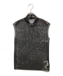 Ameri（アメリ）の古着「HOROSCOPE SKIN TOP/ホロスコープ スキン トップ」｜ブラック