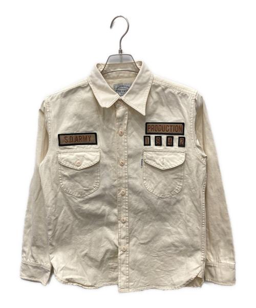 STUDIO D'ARTISAN（ステュディオダルチザン）STUDIO D'ARTISAN (ステュディオダルチザン) コットンジャケット ホワイト サイズ:Mの古着・服飾アイテム