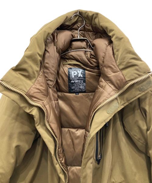 AVIREX（アヴィレックス）AVIREX (アヴィレックス) フードバディングジャケット ベージュ サイズ:Mの古着・服飾アイテム