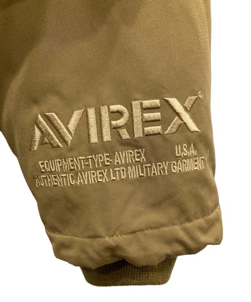 AVIREX（アヴィレックス）AVIREX (アヴィレックス) フードバディングジャケット ベージュ サイズ:Mの古着・服飾アイテム