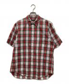 COMME des GARCONS HOMME PLUSコムデギャルソンオムプリュス）の古着「チェックシャツ」｜ホワイト×レッド