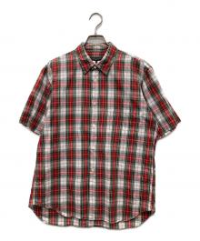 COMME des GARCONS HOMME PLUS（コムデギャルソンオムプリュス）の古着「チェックシャツ」｜ホワイト×レッド
