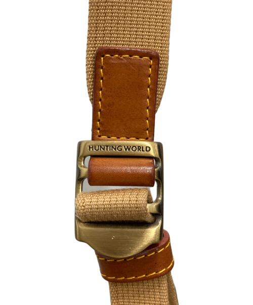HUNTING WORLD（ハンティングワールド）HUNTING WORLD (ハンティングワールド) バチュークロスバックパック オリーブの古着・服飾アイテム