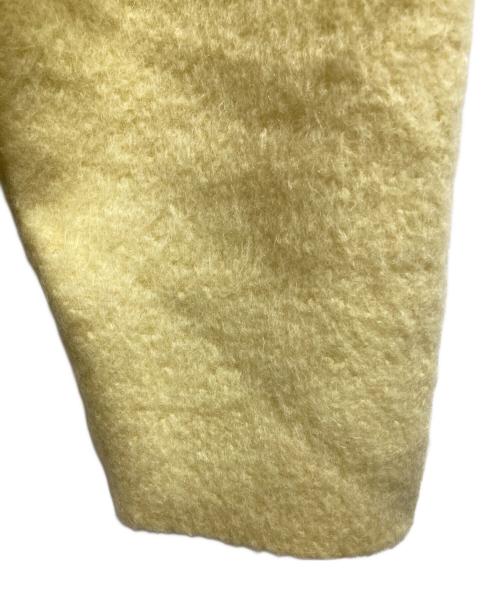 YORI（ヨリ）yori (ヨリ) ウールモヘア シャギージャケット イエロー サイズ:Fの古着・服飾アイテム