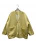 yori（ヨリ）の古着「ウールモヘア シャギージャケット」｜イエロー