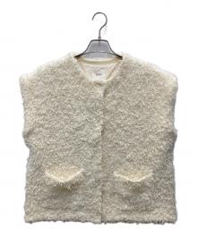 OHGA（オオガ）の古着「モケベスト」｜ホワイト