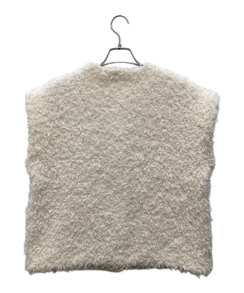 OHGA（オオガ）OHGA (オオガ) モケベスト ホワイト サイズ:Fの古着・服飾アイテム