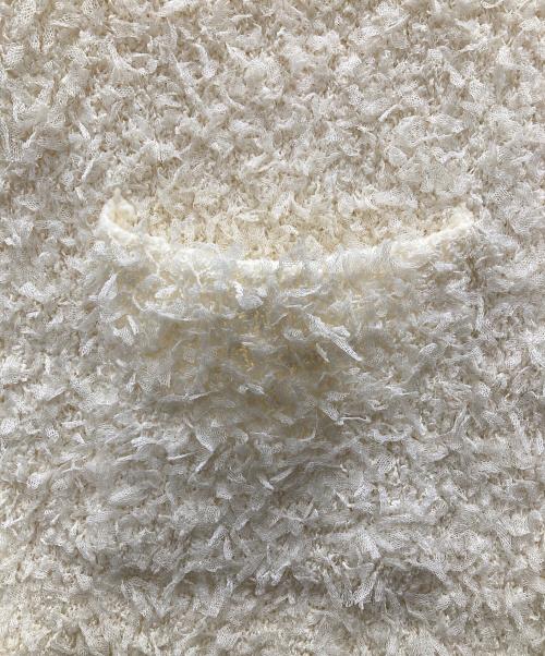 OHGA（オオガ）OHGA (オオガ) モケベスト ホワイト サイズ:Fの古着・服飾アイテム