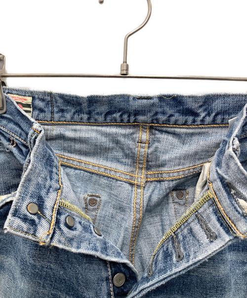 MOMOTARO JEANS（桃太郎ジーンズ）MOMOTARO JEANS (桃太郎ジーンズ) ピンクステッチデニム インディゴ サイズ:34の古着・服飾アイテム