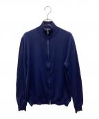 Zanoneザノーネ）の古着「ニットジャケット」｜ネイビー