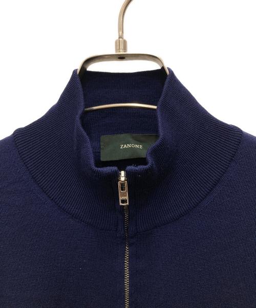 Zanone（ザノーネ）Zanone (ザノーネ) ニットジャケット ネイビー サイズ:50の古着・服飾アイテム